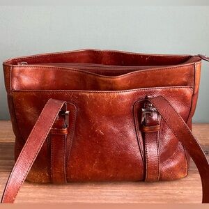 Etienne Aigner Brown Leather Bag